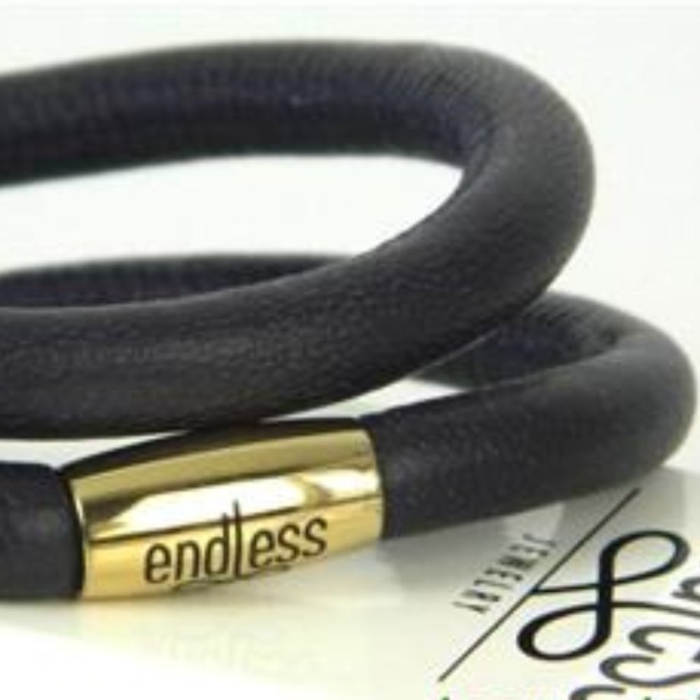 ENDLESS Purple Double Wrap Charm Bracelet YGclsp